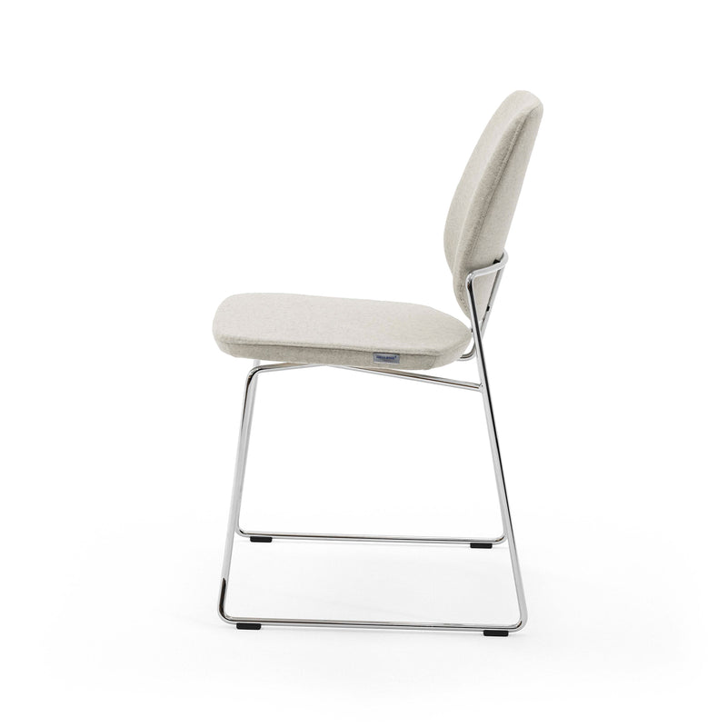 Sid stackingchair wo/armrest, bolt base