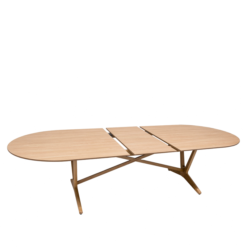 Xenia dining table extendable 240x120(290x120), rounded, profile edge