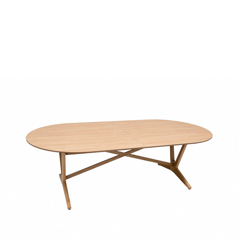 Xenia dining table extendable 240x120(290x120), rounded, profile edge