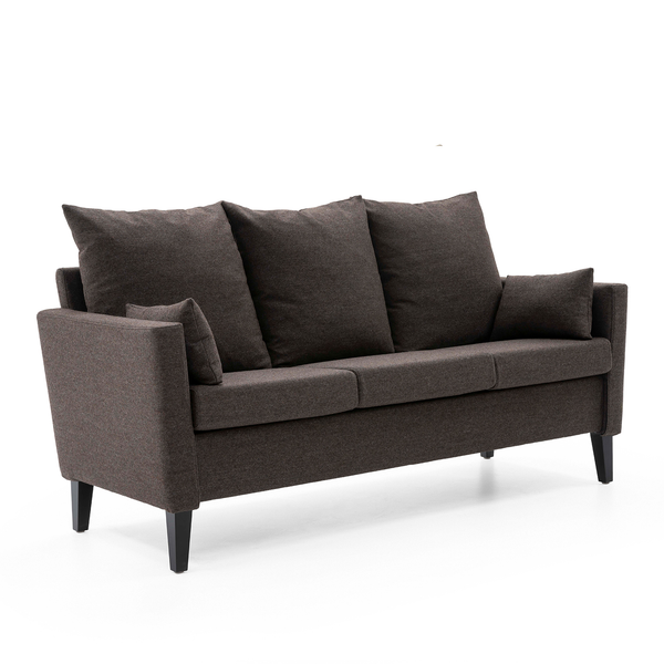 Boble 3-seater w/upholstered armrest