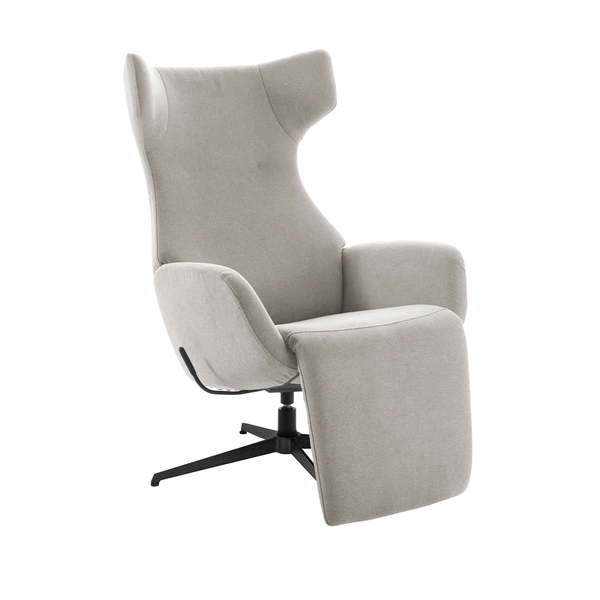 Enya recliner with a built-in footrest