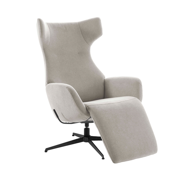 Enya recliner with a built-in footrest