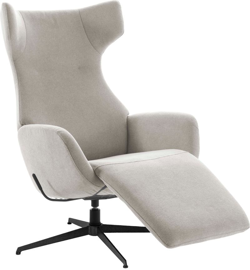 Enya recliner with a built-in footrest