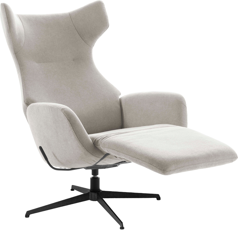 Enya recliner with a built-in footrest