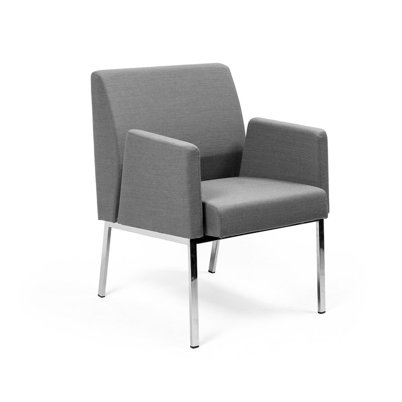 Link 01 chair w/upholstered armrests