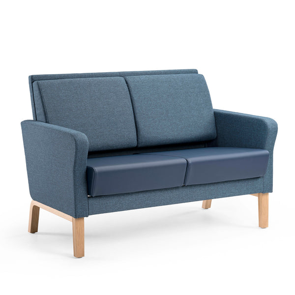 Duun 2-seater w/upholstered armrest