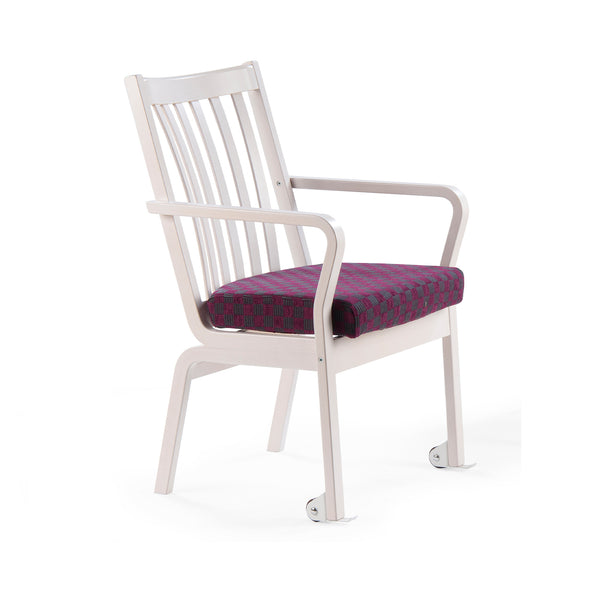 Duun chair w/slats in back, w/armrest