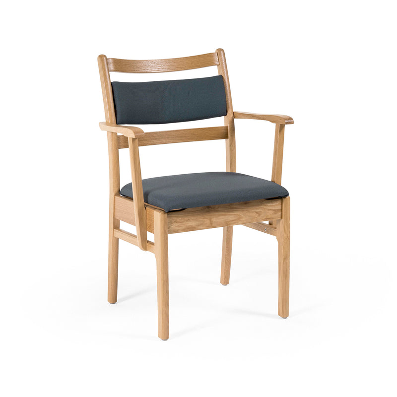 Pan chair w/armrests