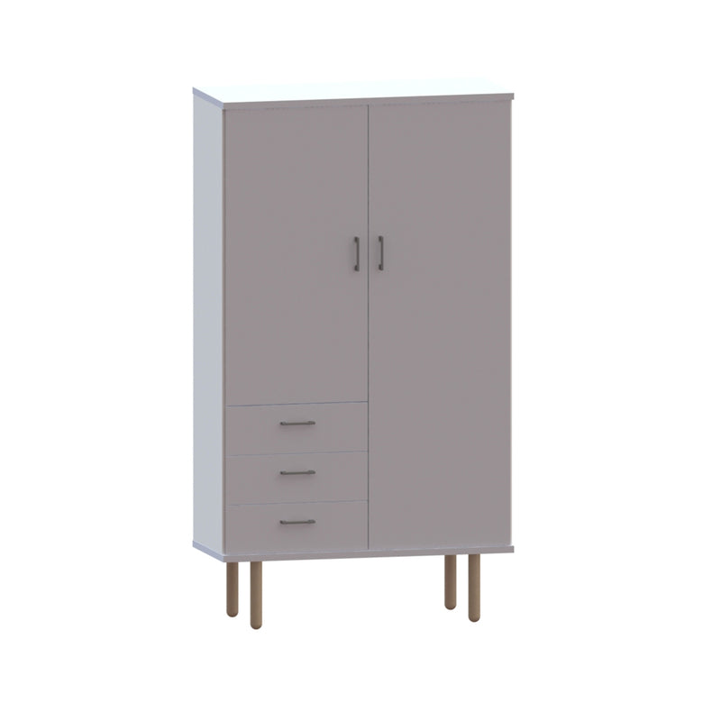Cube high cabinet 100-6, m/1 door(150), 1 door(100), 3 drawers