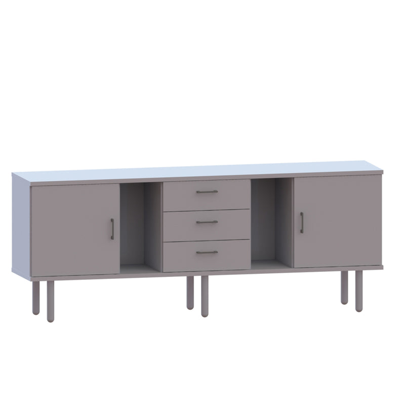 Cube sideboard 200-2, w/2 firm doors and 3 drawers