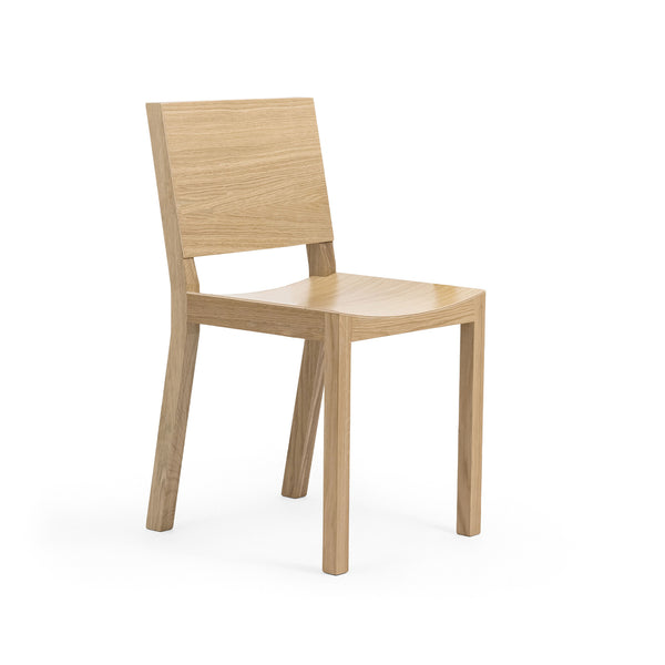 ETS chair veneered, wo/armrest