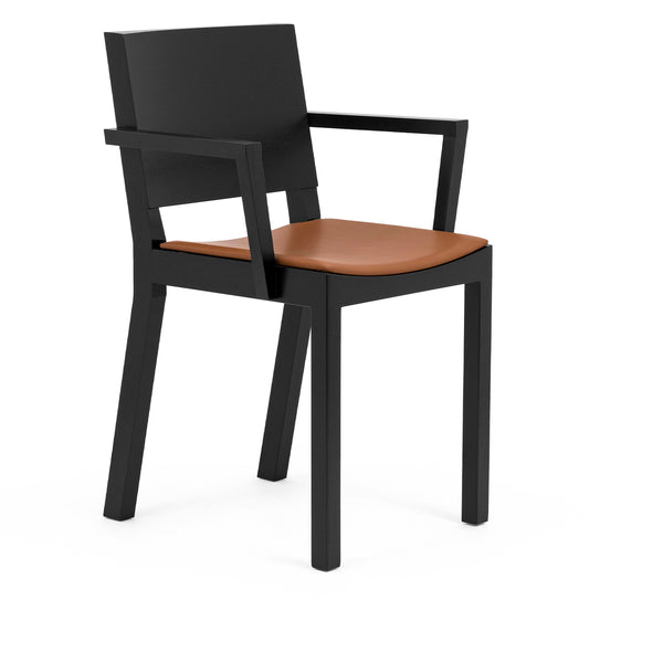 ETS chair upholstered seat, w/armrests