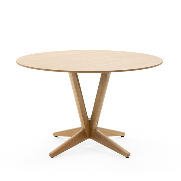 Xenia dining table Ø90, profile edge