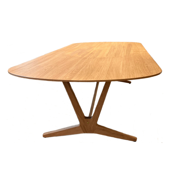 Xenia dining table extendable 240x120(290x120), oval platel, profile edge