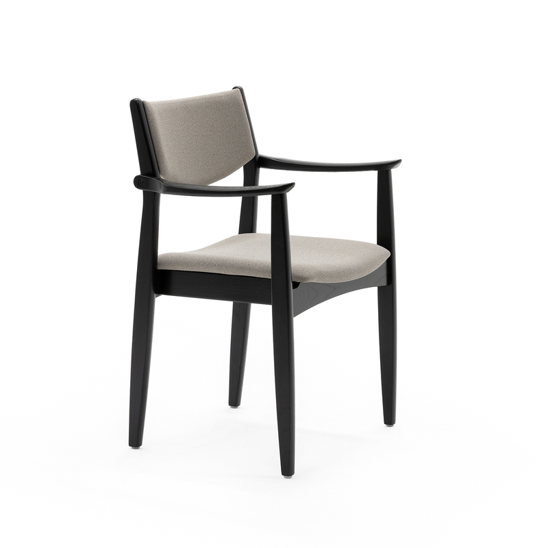 Addi stackable chair w/armrests