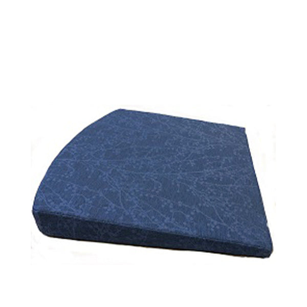 Slanted cushion for high back chair, antislip backside, 50x44x2/6,5
