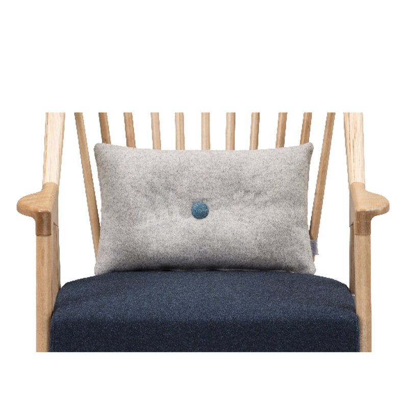 Decorative cushion w/1 button, 28x45