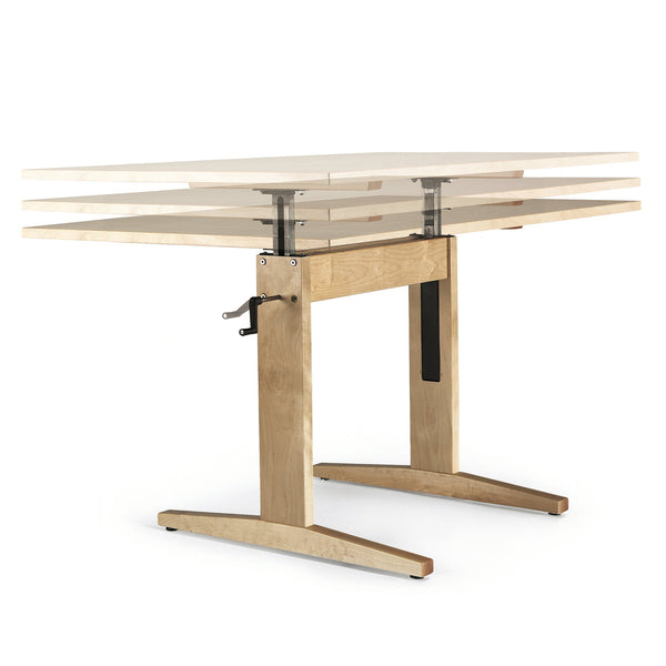 Bo dining table 180x80, adjustable