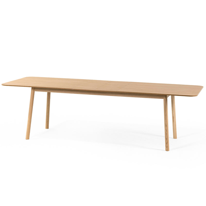 Ark matbord utdragbart 200x100, m/2 iläggsskivor (260x100)