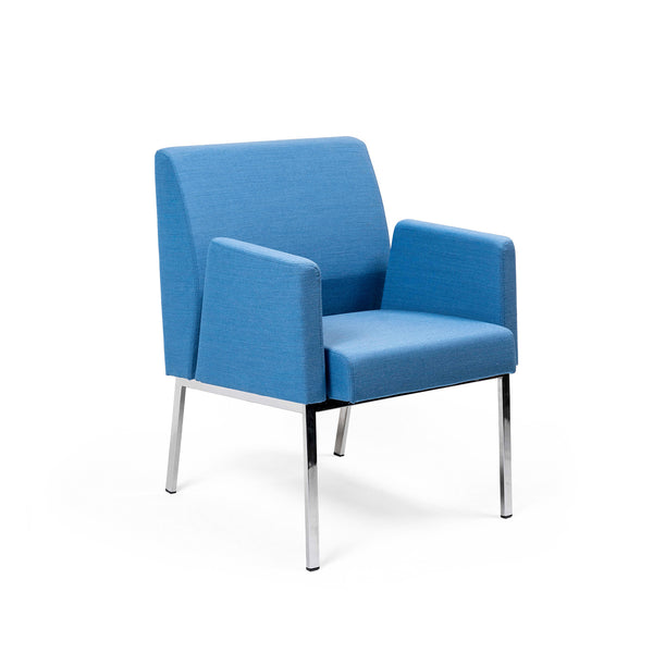Link 01 chair w/upholstered armrests