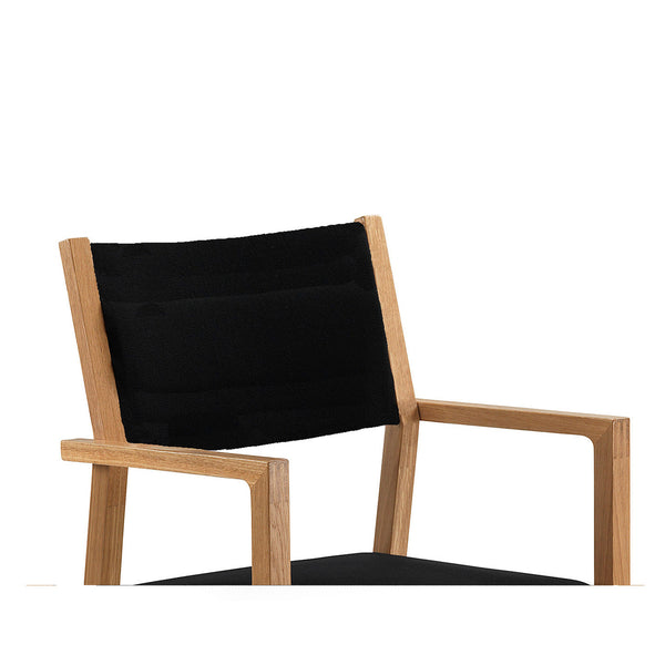Modus stapelbar stol, avtagbar ryggdyna, stor, 4 spjälor
