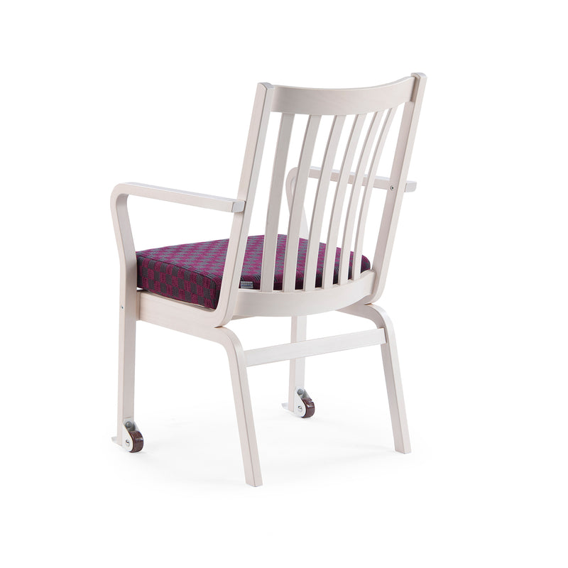 Duun chair w/slats in back, w/armrest