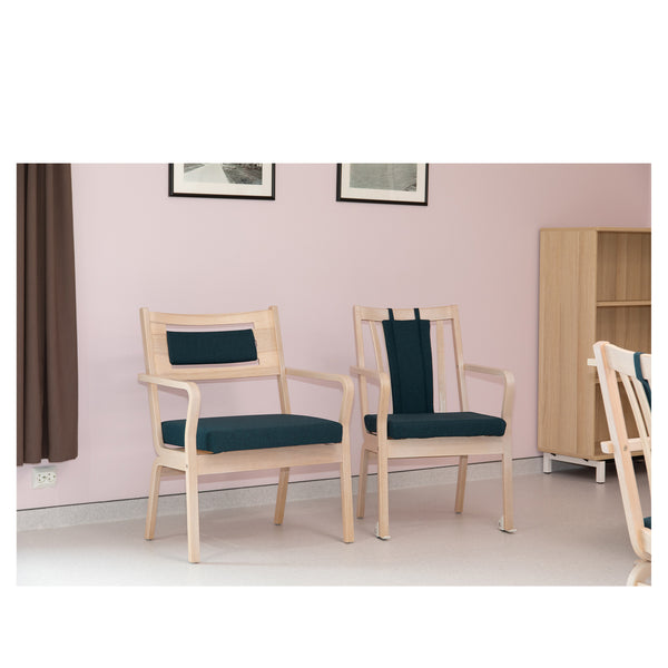 Duun bariatric chair removable back cushion, small, 2 slats
