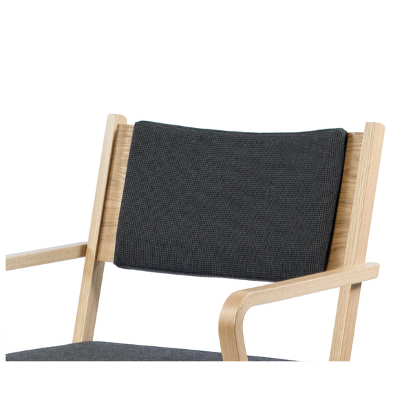 Duun bariatric chair removable back cushion, large, 4 slats