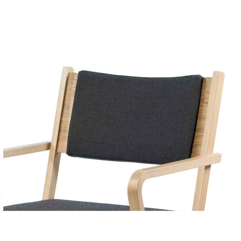 Duun bariatric chair removable back cushion, large, 4 slats