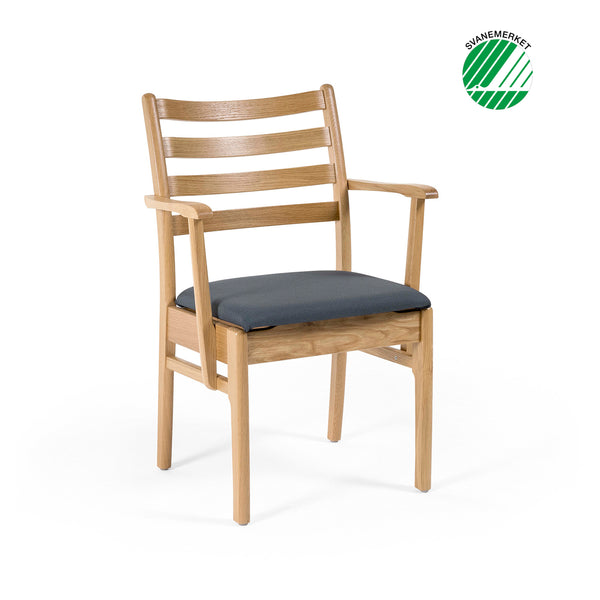 Pan chair w/armrests