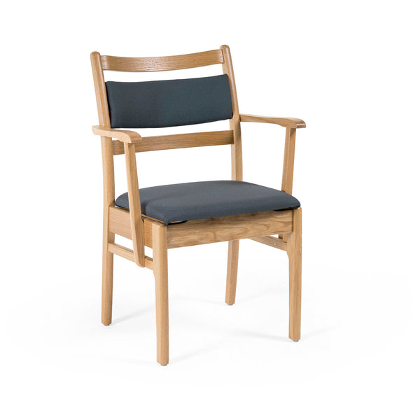 Pan stol avtagbar ryggdyna, liten, 2 spjälor