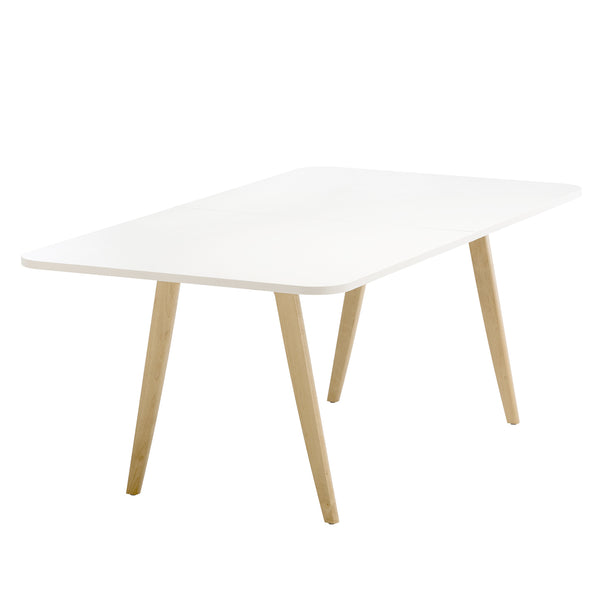 Pan dining table 180x100, rounded corners, whole top