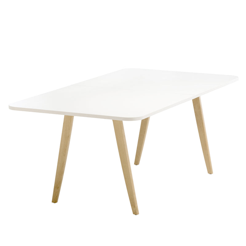 Pan dining table 180x80, rectangular, whole top