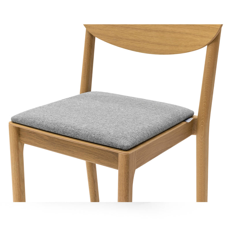 Svea stacking chair w/upholstered seat, wo/armrest