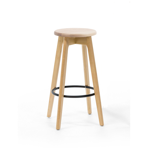 Axo Bar Stool H=78cm with wooden seat