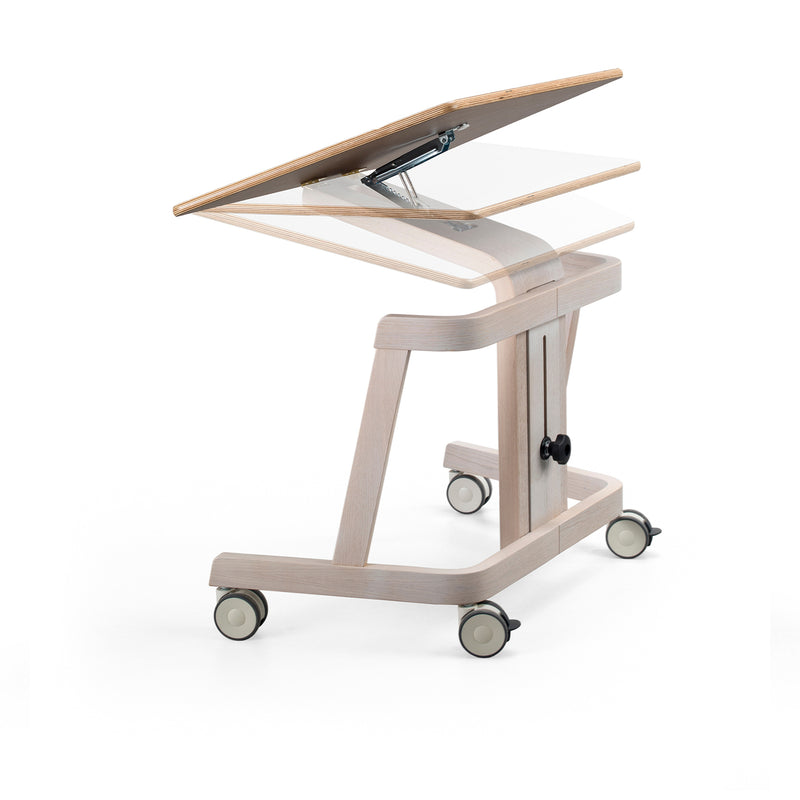 HM270 Trolley table w/angle adjusted table top, hight adjustable